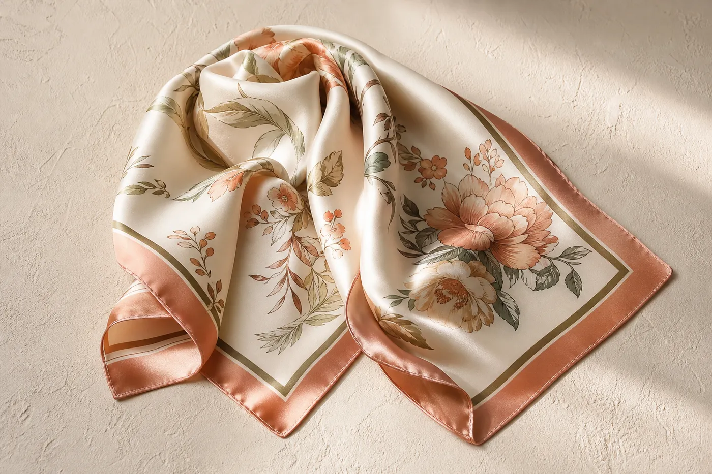 Iconique Foulard en Soie Imprime — Iconique