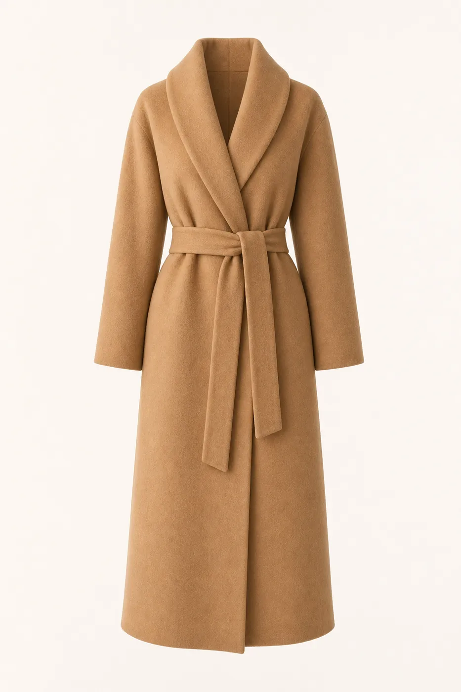 Manteau Long Peignoir en Laine Cachemire — Iconique