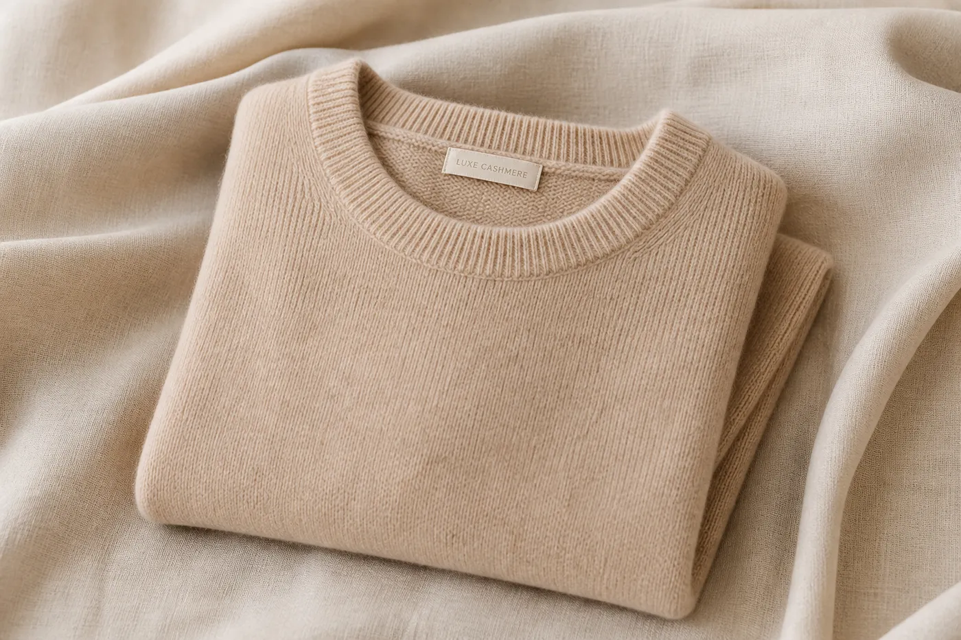 Pull Col Rond en Cachemire