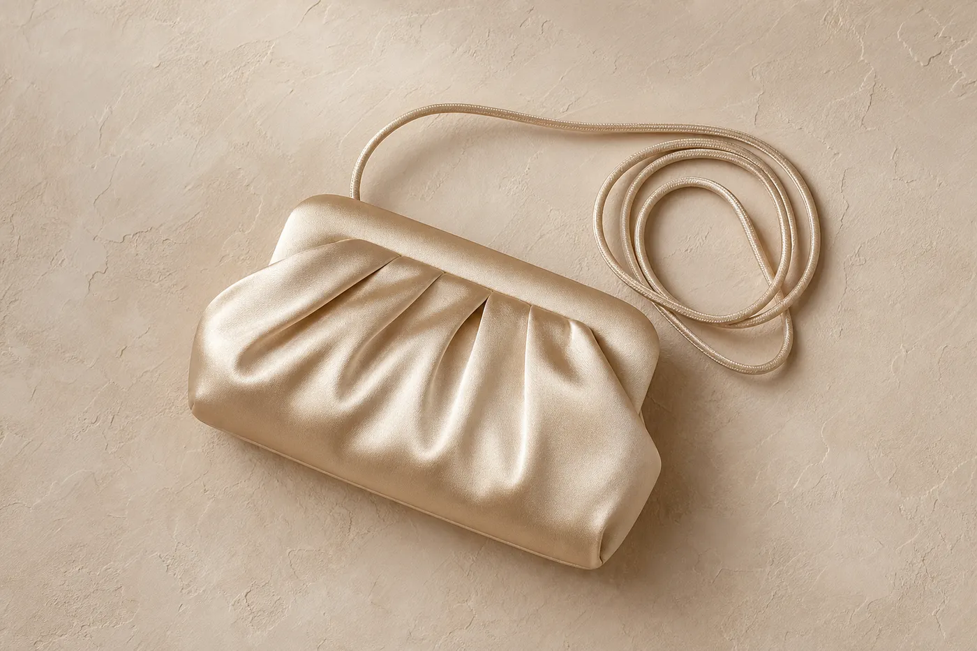 Sac Pochette Cordon Satin N°09