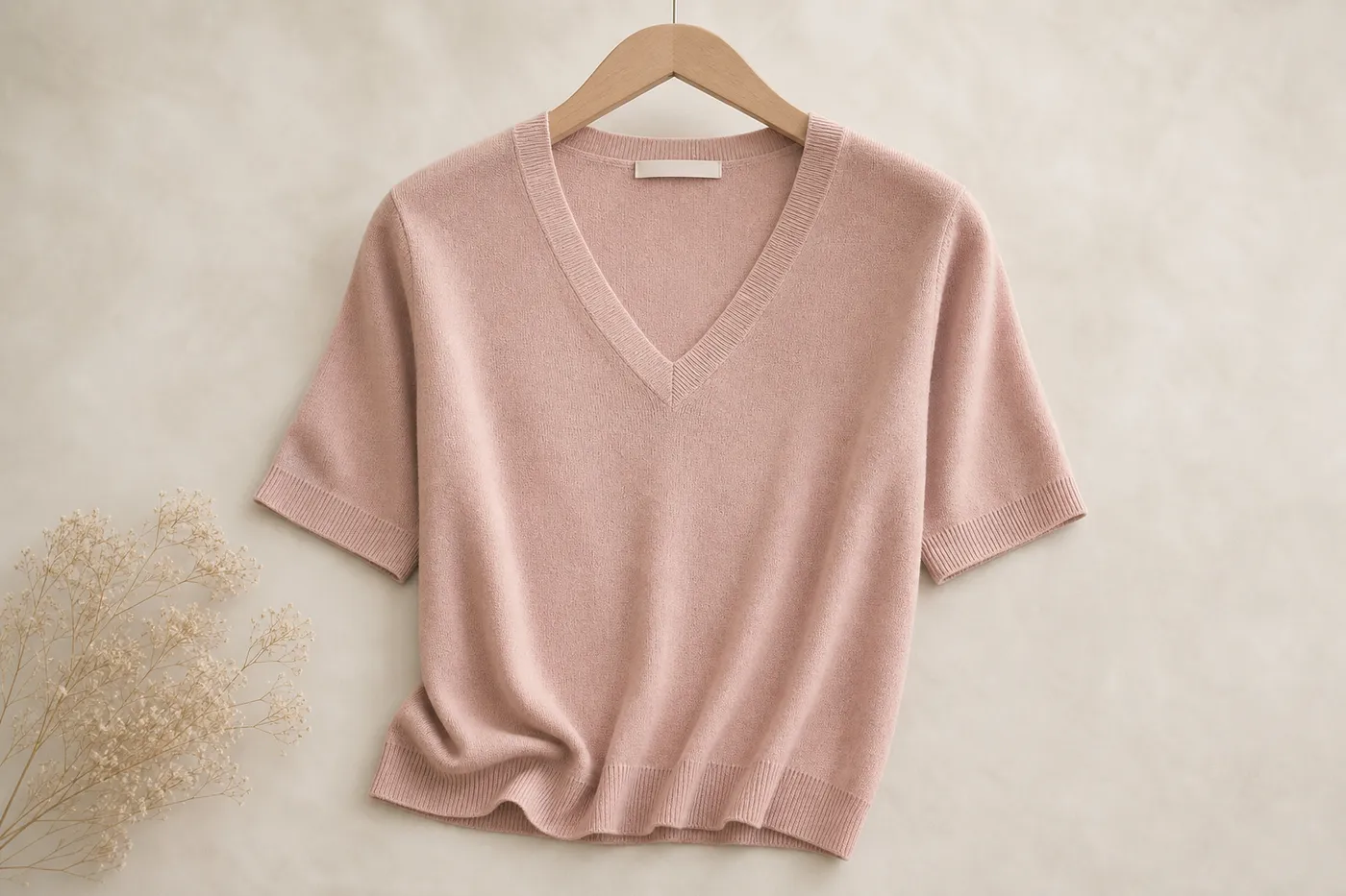Top Maille Fine Col V N°18